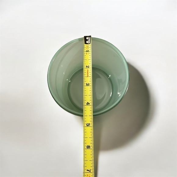 Translucent Teal Glass Decorative Jar With removable Wooden Lid Designed - Picture 11 of 13